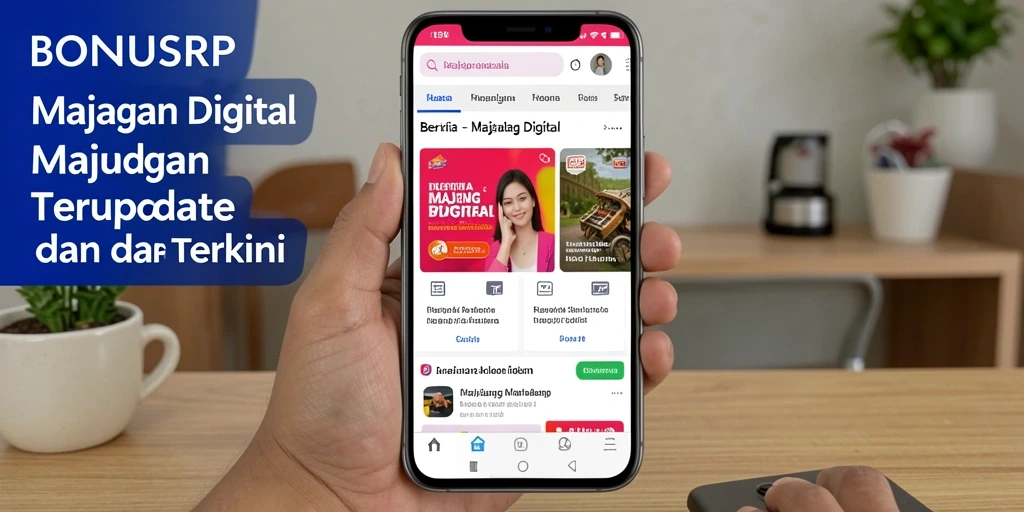 Tampilan antarmuka aplikasi BONUSRP yang menarik dan informatif.