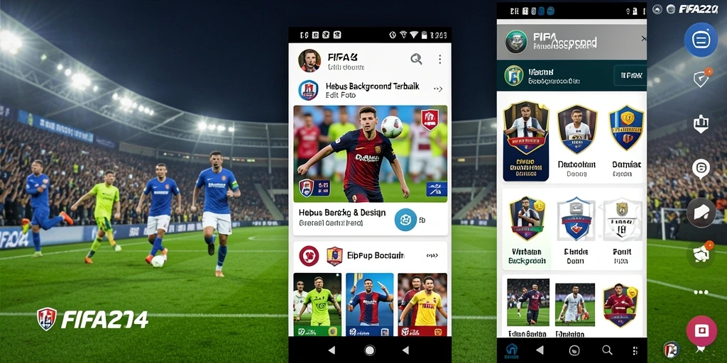 Screenshot aplikasi FIFA234 menunjukkan proses penghapusan background yang sederhana dan efektif.