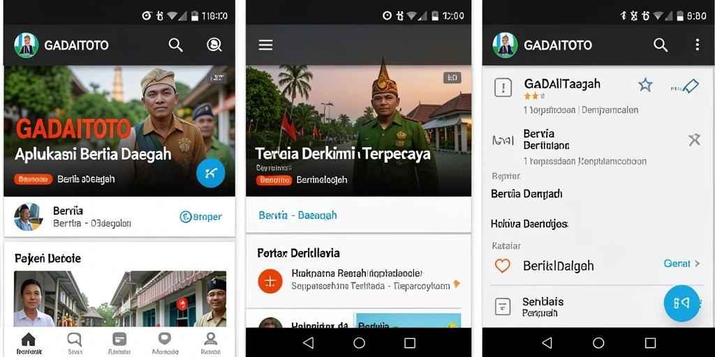 Tampilan antarmuka GADAITOTO yang menarik dan informatif.