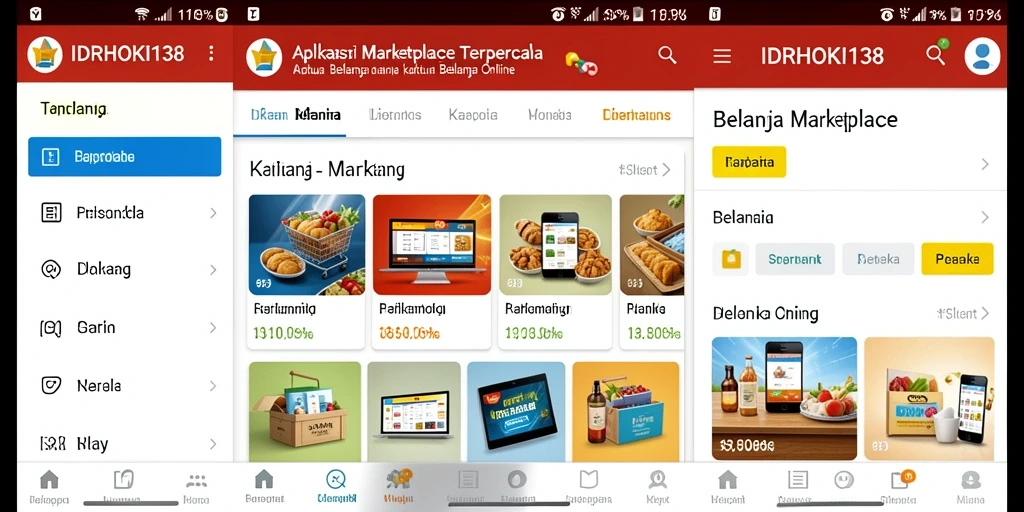 Antarmuka pengguna IDRHOKI138 yang mudah digunakan untuk belanja online.