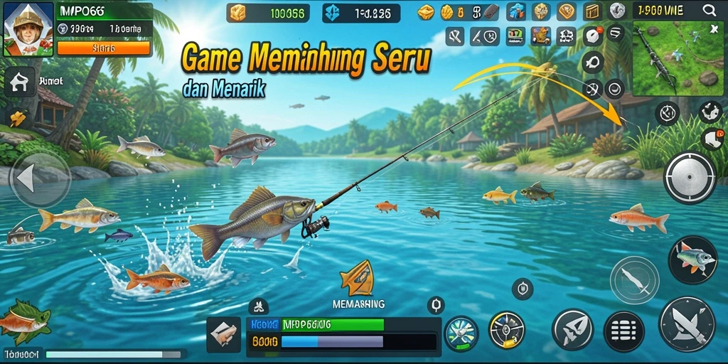 Tampilan antarmuka MPO666 yang menawan saat memancing.