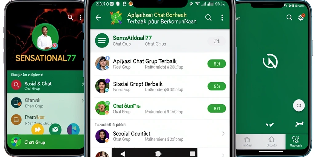 Tampilan antarmuka utama SENSATIONAL77 yang menarik dan fungsional.